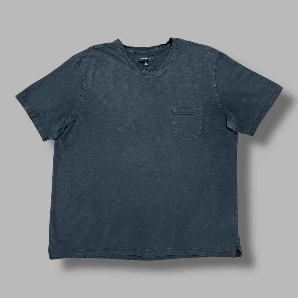 Thrashed Shirt Pocket Tee Treasure & Bond Short Sleeve T-Shirt Black XL
